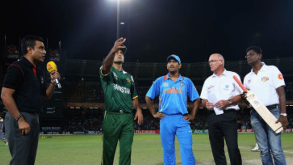 Mohammad Hafeez won the toss and chose to bat against India