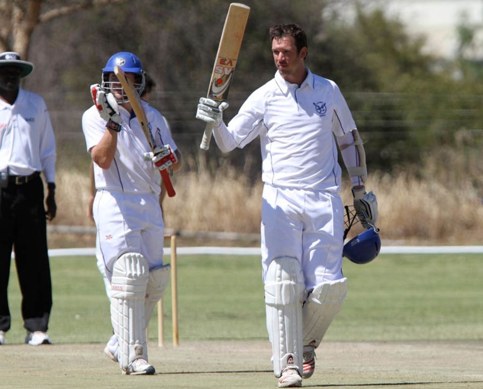 Gerrie Snyman made 230 out of Namibia's 282 in an Intercontinental Cup against Kenya in Sharjah in 2008