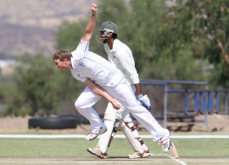 Christi Viljoen took three important wickets as Namibia wrapped up victory