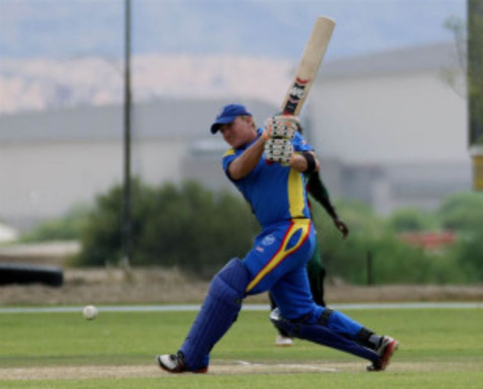 Craig William's half-century ensured Namibia secured victory with eight overs to spare