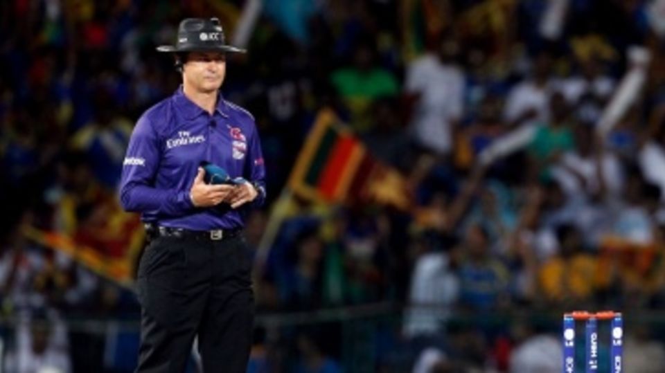 Simon Taufel in his final game as an international umpire