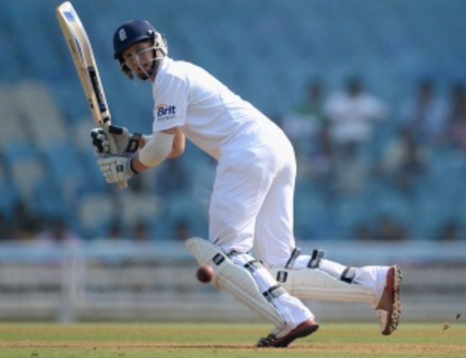 Joe Root scored a hundred in the Performance Programme's first match on tour
