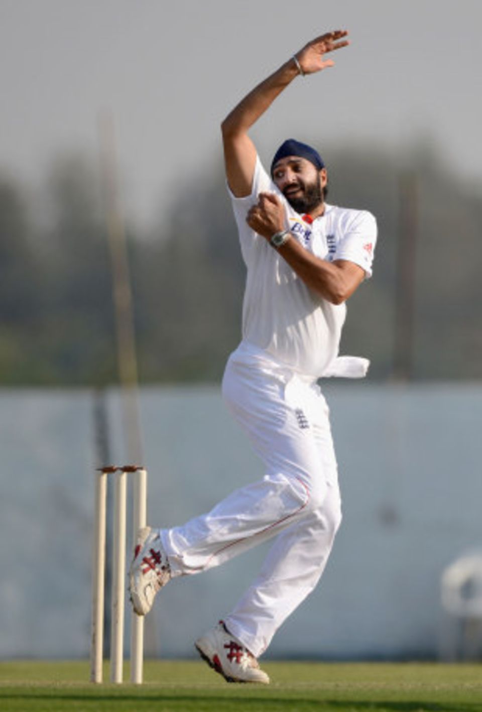 England's bowlers were made to work hard for their wickets on an unresponsive pitch