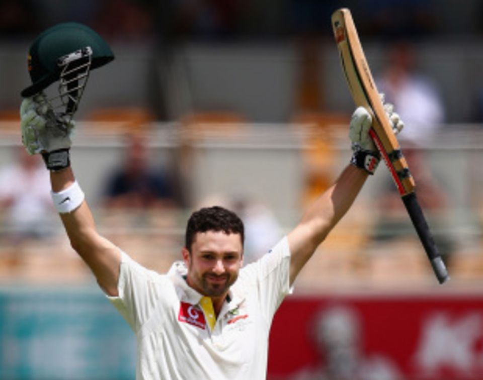 Couldn't have planned it: Ed Cowan has been waiting his whole life for a maiden Test century