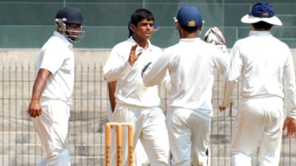 Akshay Darekar took four wickets in the second innings