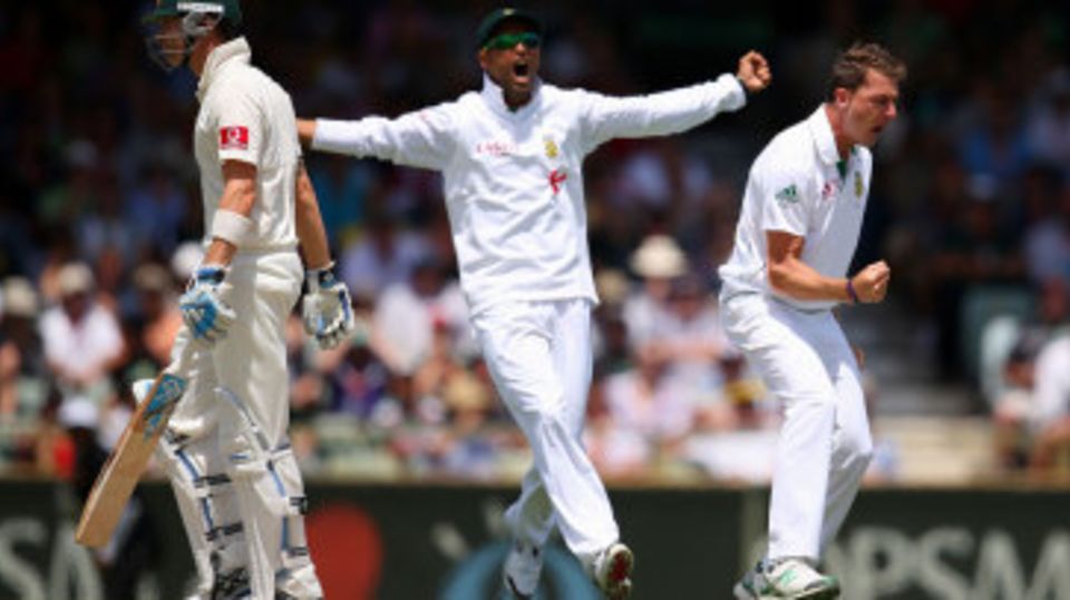 Dale Steyn got Michael Clarke with a cracker of a delivery