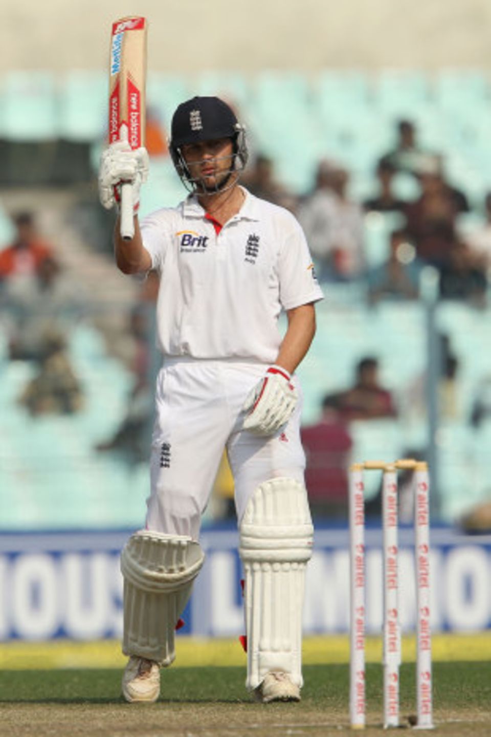 Jonathan Trott made his first substantial score of the series