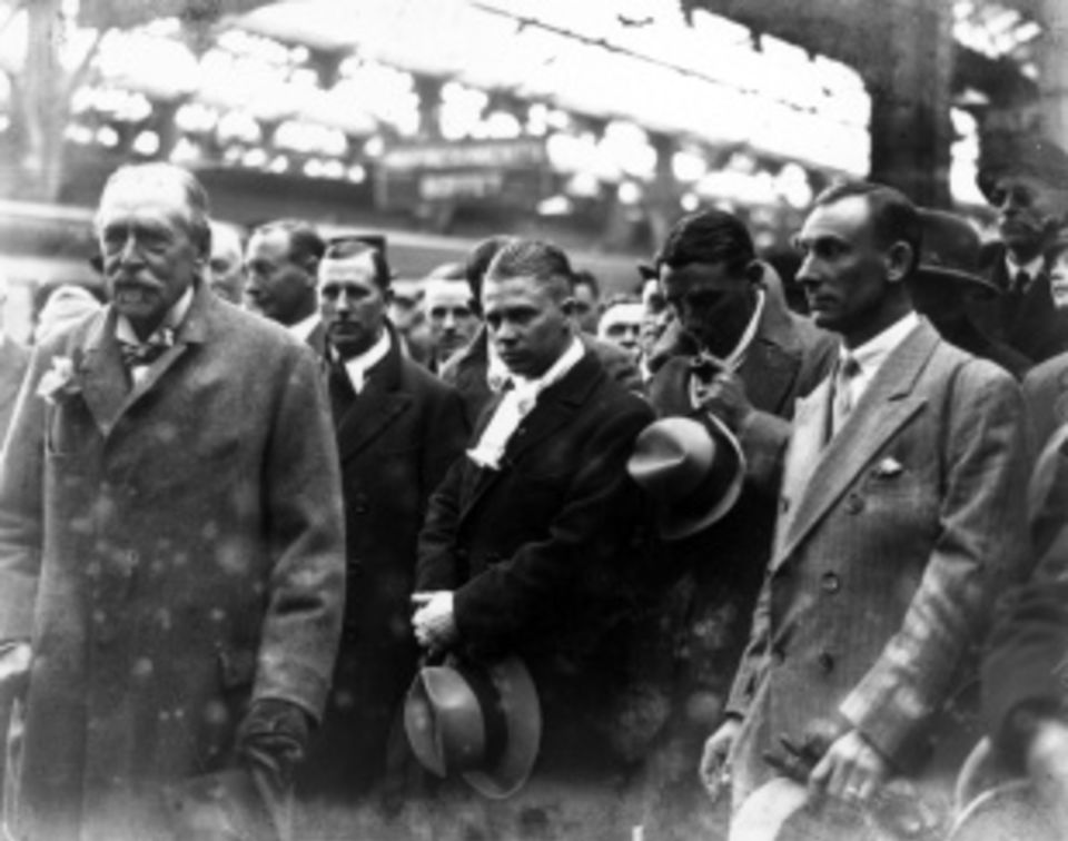 Lord Harris (extreme left) called cricket "God's classroom"