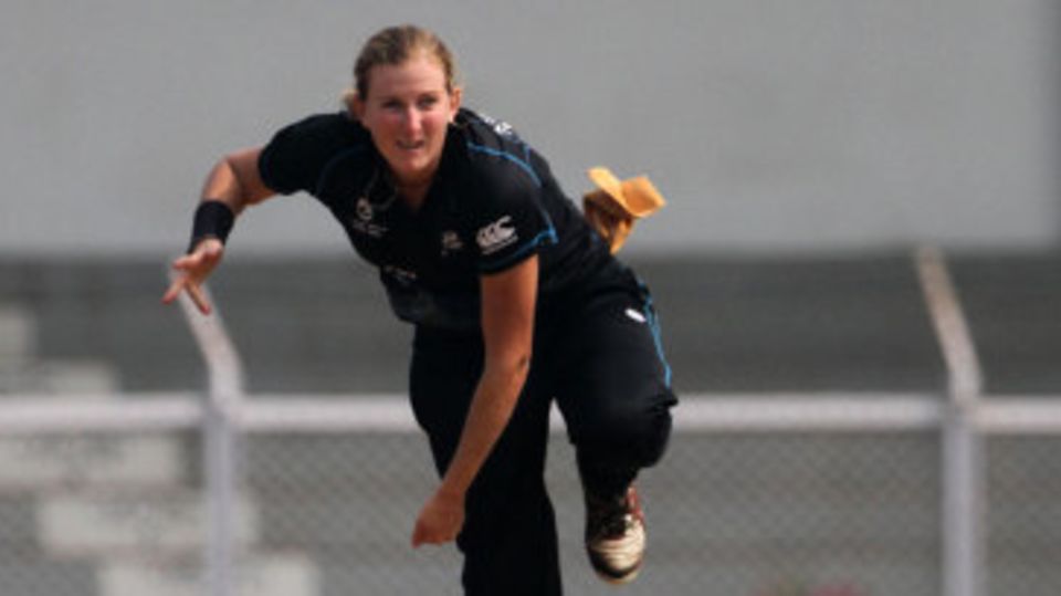 Morna Nielsen was the most successful of the New Zealand bowlers