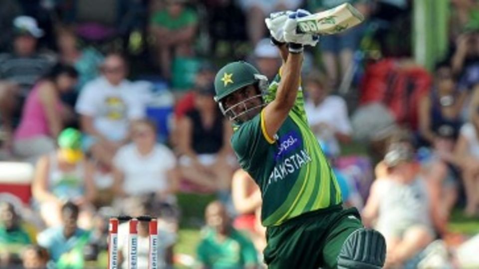 Younis Khan plays a cover drive