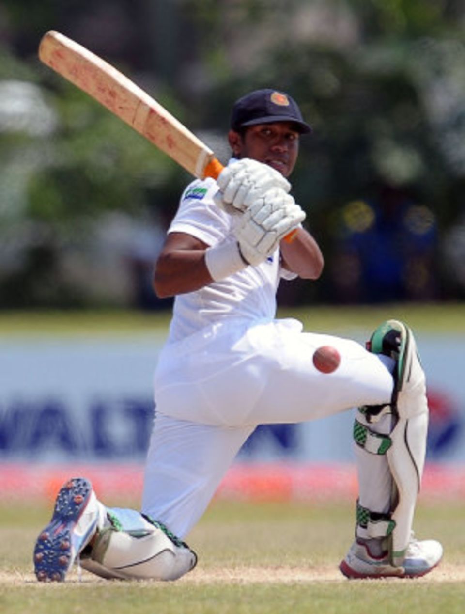 File photo - Kithuruwan Vithanage's sixth first-class ton took Sri Lanka to a huge total