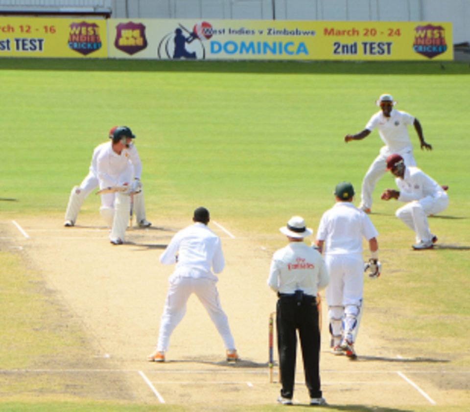 Brendan Taylor fell in the first over of the third day
