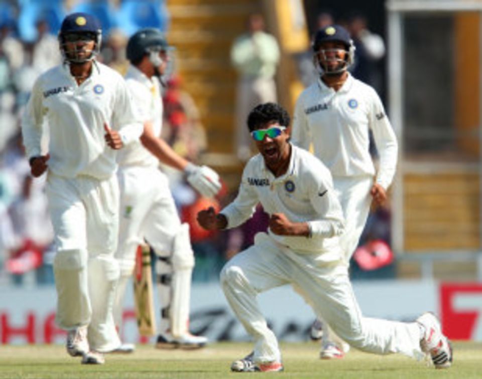 Ravindra Jadeja picked up three wickets on the fifth day to help dismiss Australia for 223