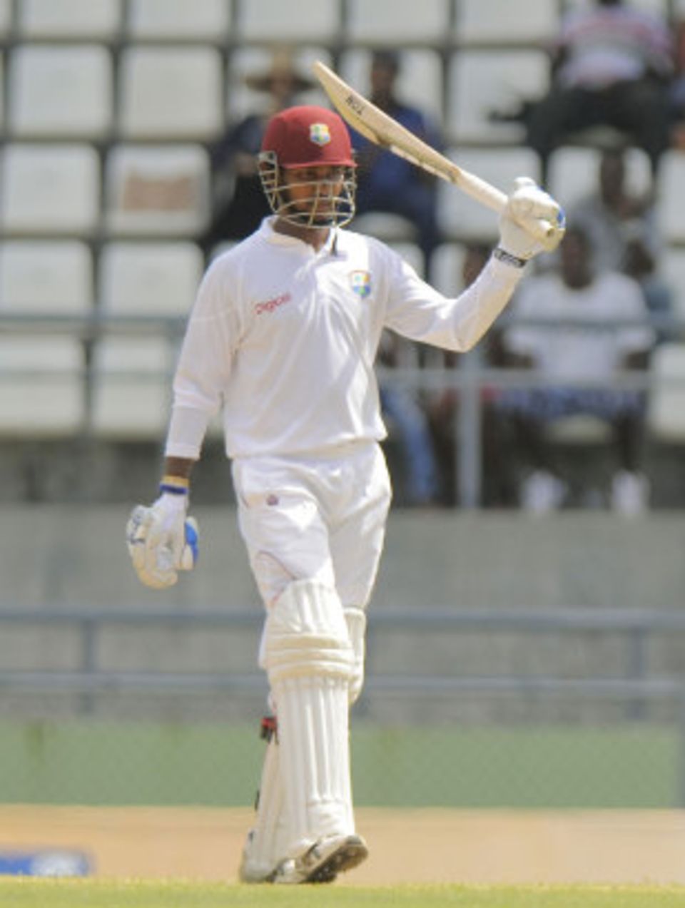 Denesh Ramdin's half-century was also instrumental in giving West Indies a firm grip on the Test