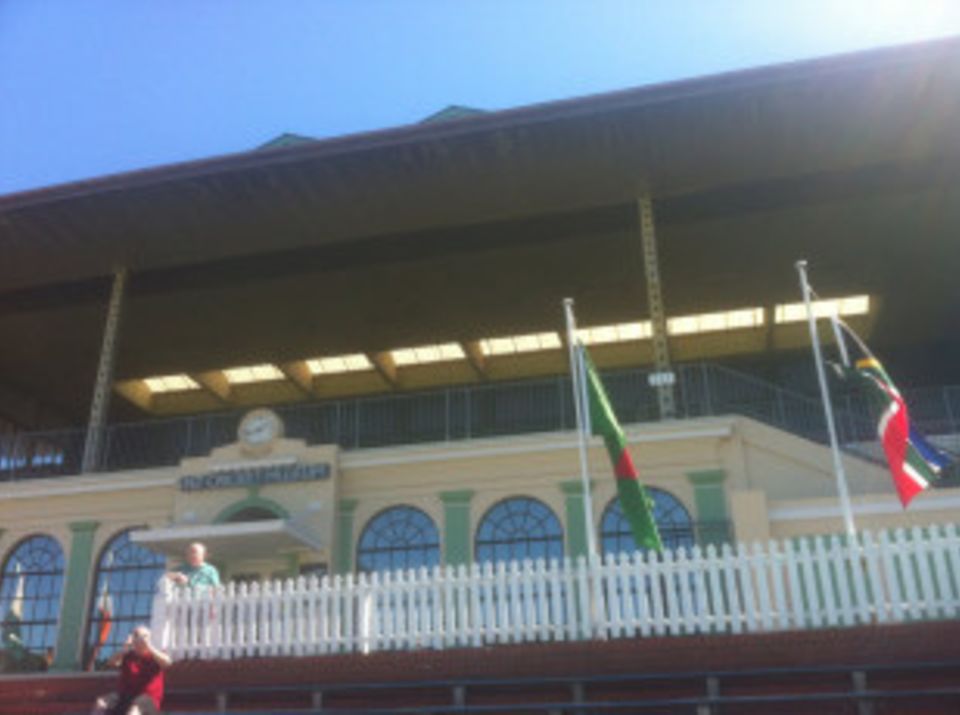 No go: the upper levels of the Museum Stand at the Basin Reserve