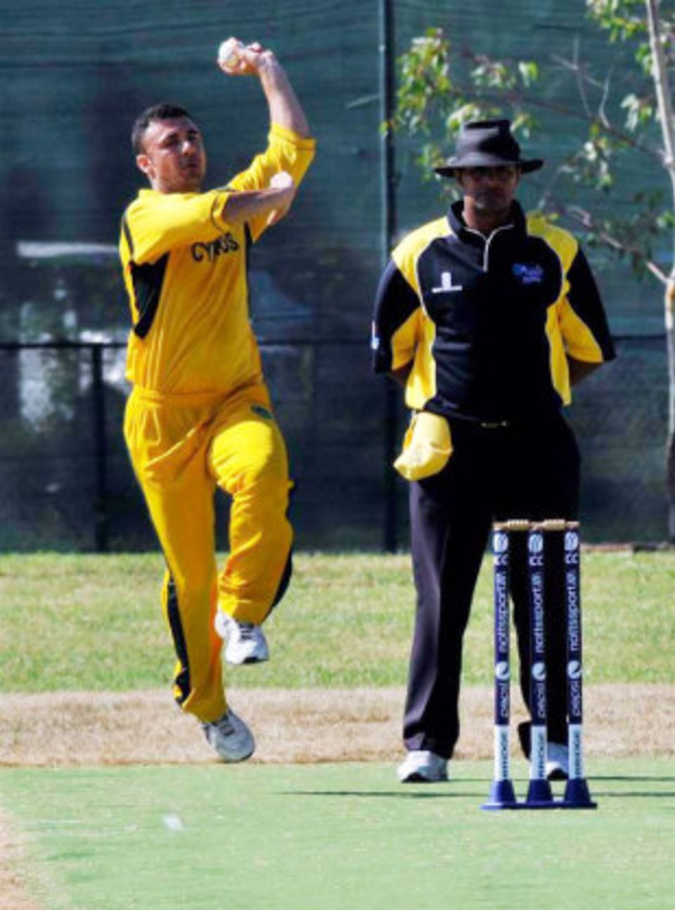 Mike Kyriacou, the captain, is one of many South African-born players in the game in Cyprus