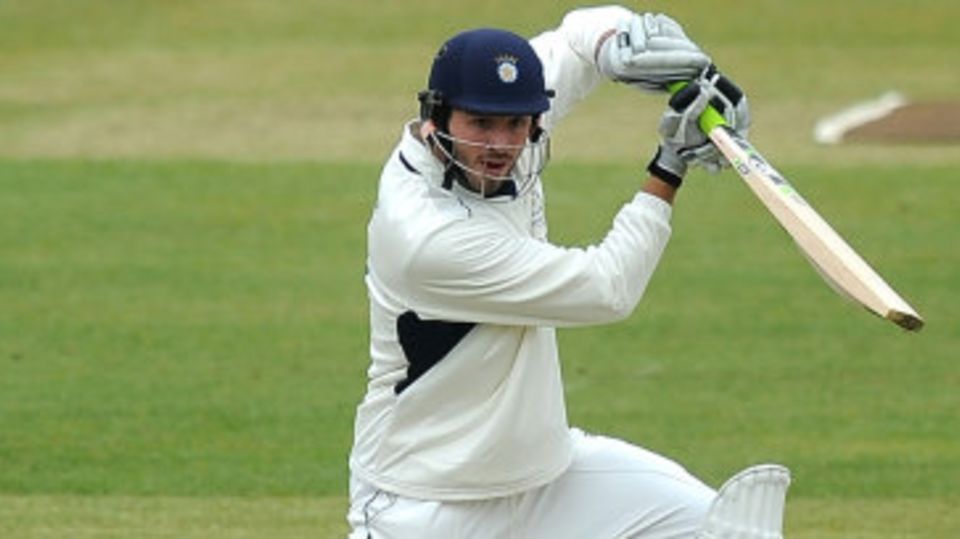 James Vince notched up Hampshire's first ton of the season