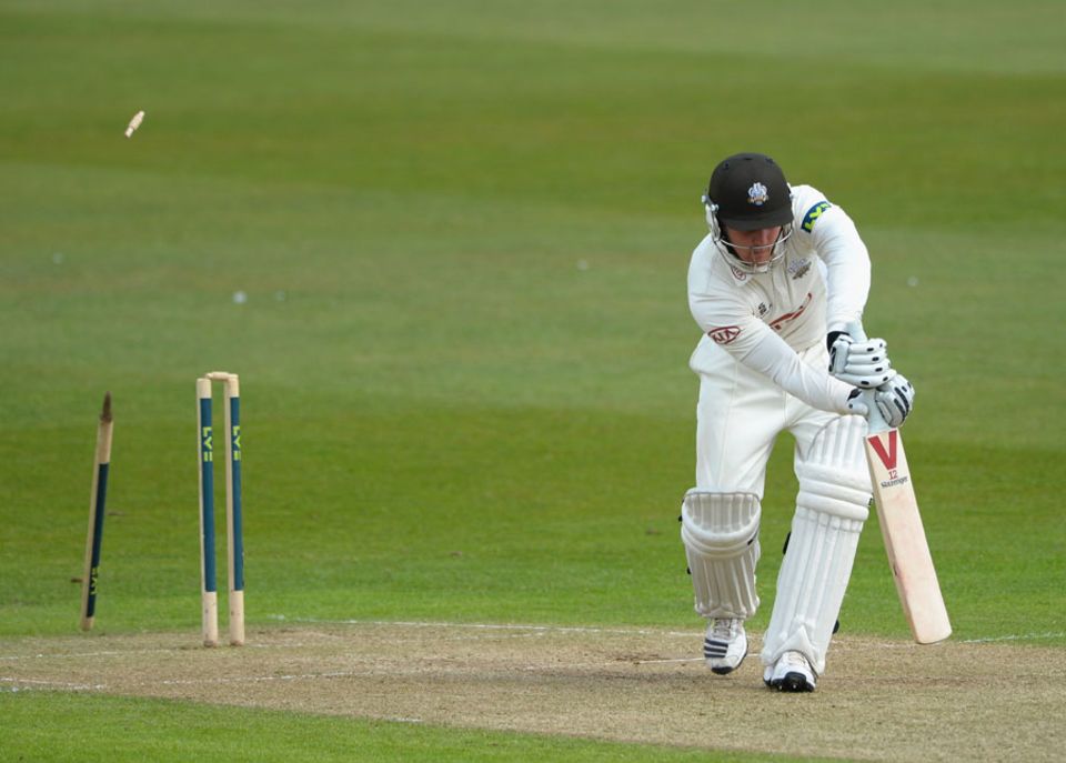 Surrey's batting has suffered notably in the absence of Graeme Smith