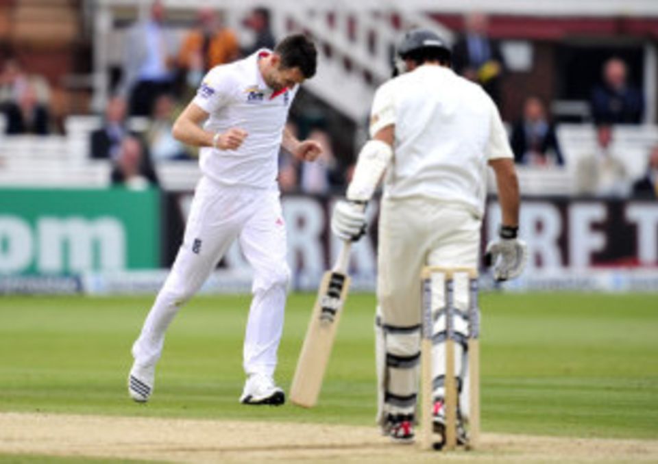 James Anderson's dismissal of Dean Brownlie was a high-class display of inswing and outswing