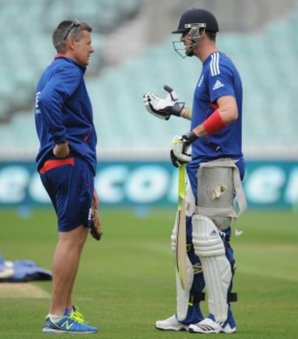 The final decision on whether Ashley Giles has Kevin Pietersen available will be made next month