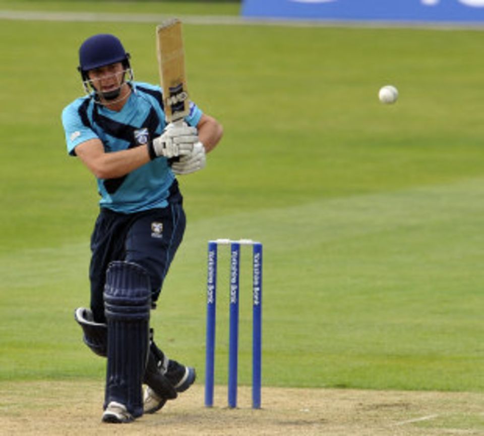 Freddie Coleman in action during the Yorkshire Bank 40 this season