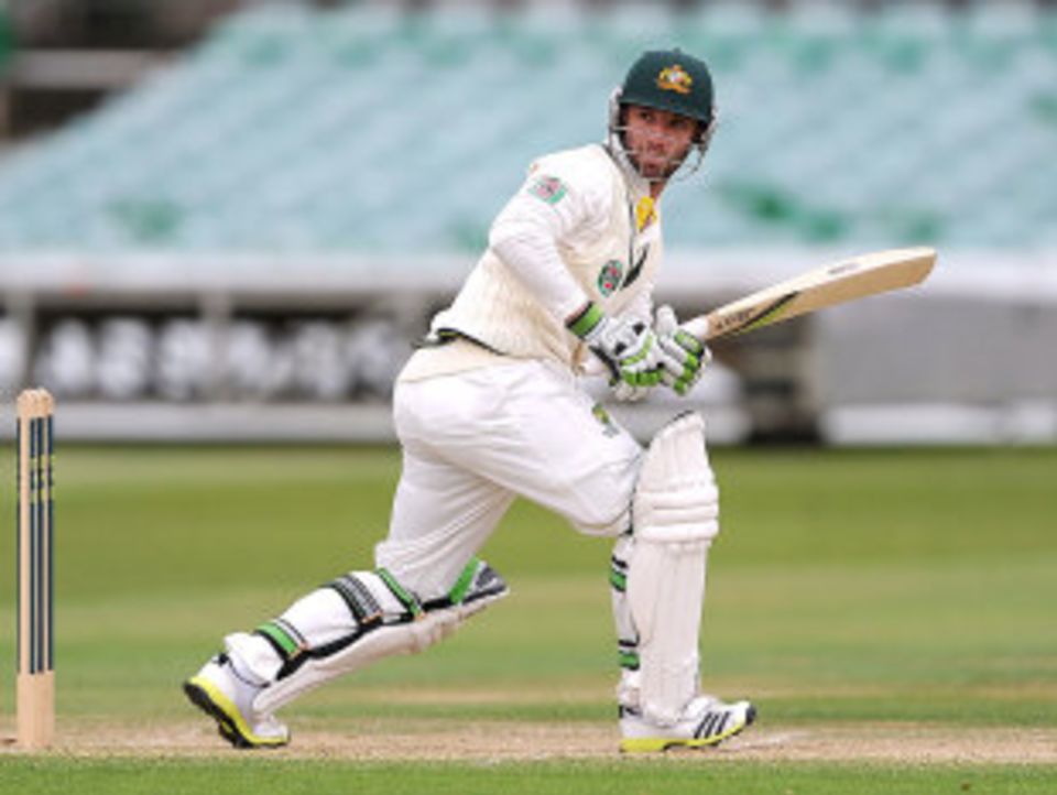 Phil Hughes, after being promoted to open, managed only 11 runs