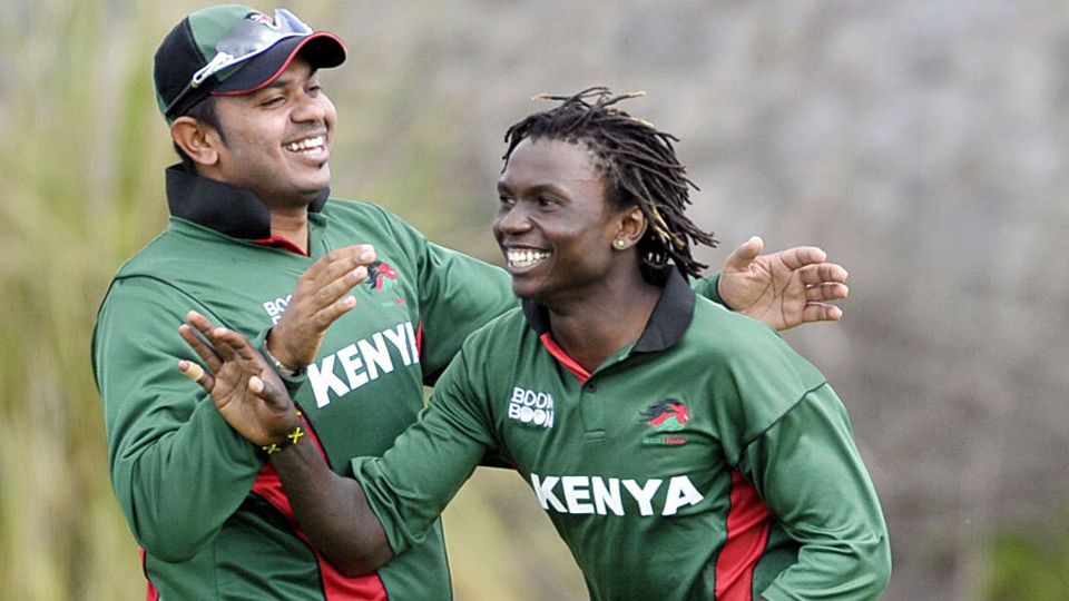 File photo: Nelson Odhiambo picked up two top-order wickets for 26 in his seven overs