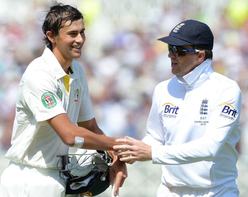 Ashton Agar had made 98 at No. 11 on Test debut