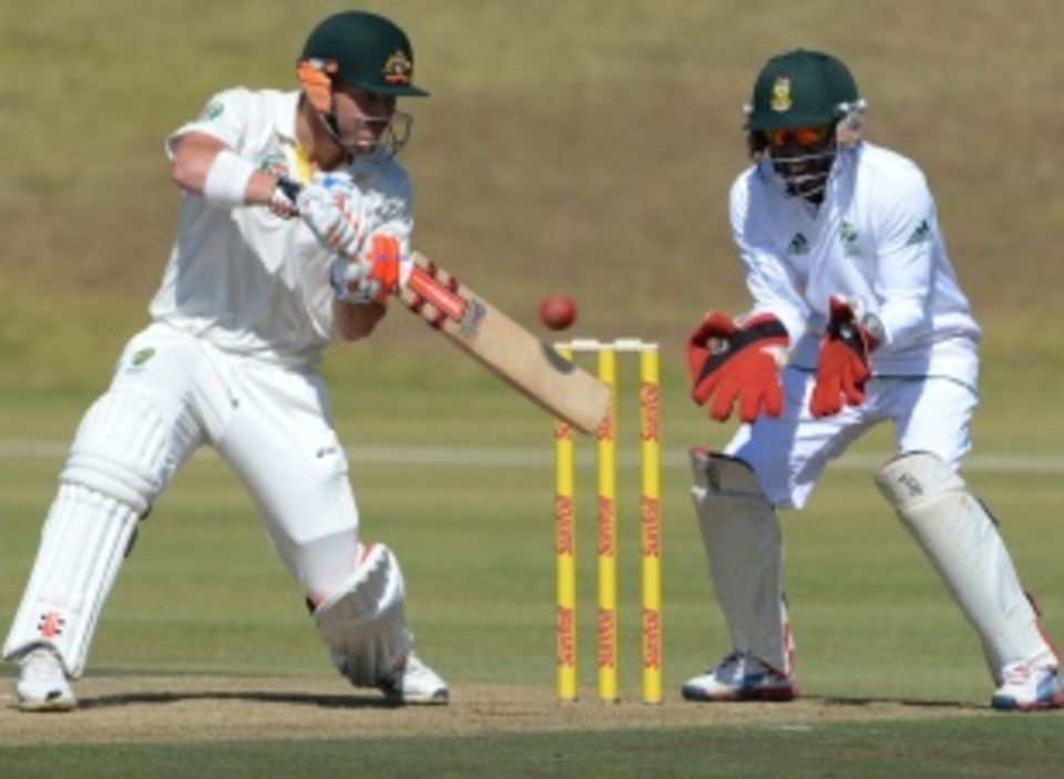 David Warner is grateful for the chance to get some game time in South Africa