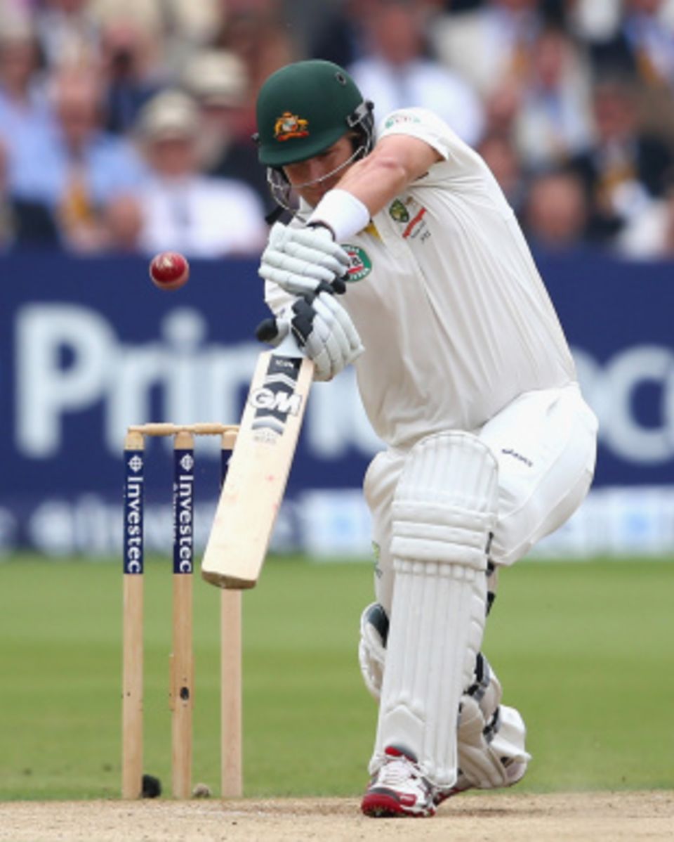 Shane Watson has batted in every position from No. 1 to 5 in the past year of Test cricket