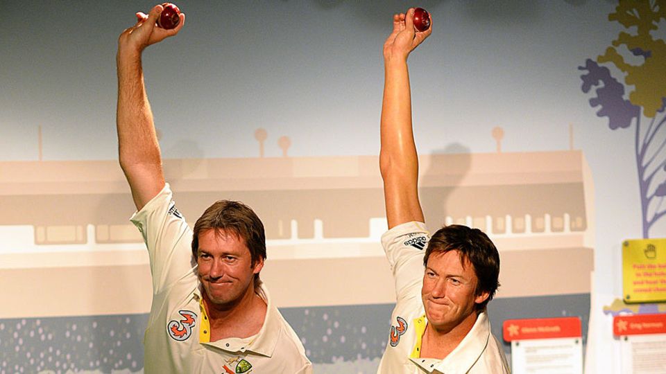 Was this wax statue of Glenn McGrath as accurate as his bowling?