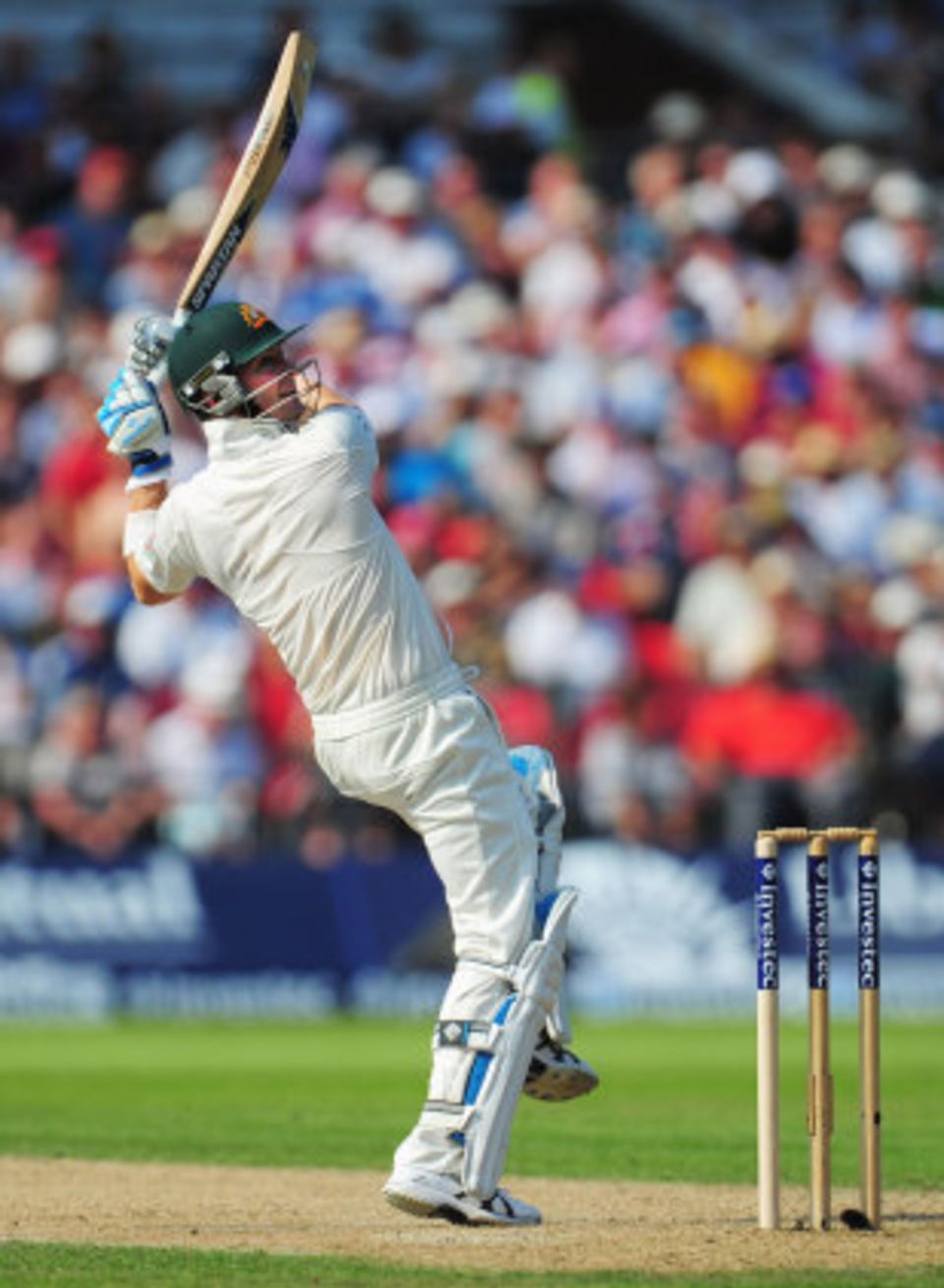 Michael Clarke's knock was an innings crafted by a beautifully straight bat, an elegant form and the purest timing