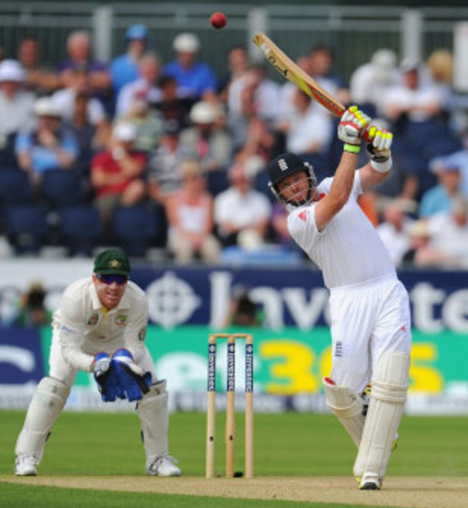 Ian Bell has batted wonderfully for England in the Ashes, but his shot straight after tea was a bad moment