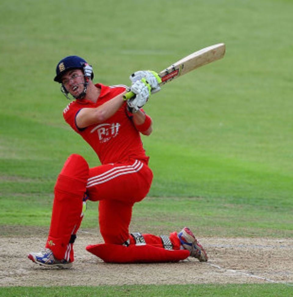 File photo - Ryan Higgins struck five fours and two sixes while scoring a 123-ball 83