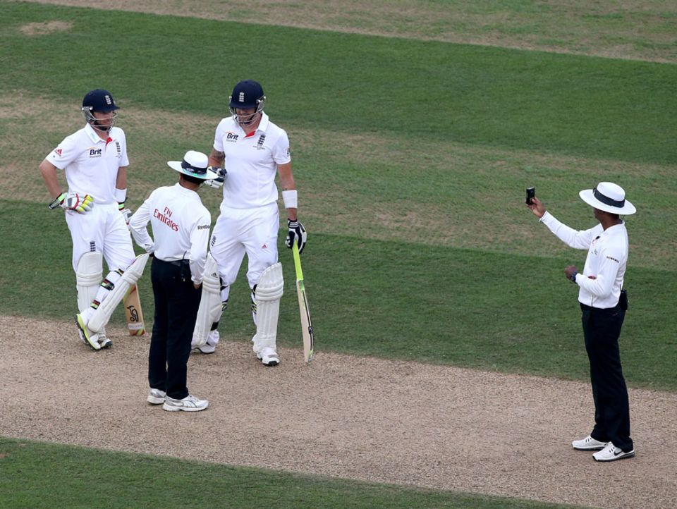 What's the big issue here? Umpires going off for bad light or spectators being short-changed?