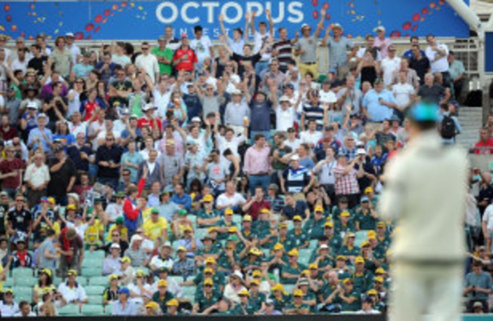 England fans partied and the Australians were made to sit and suffer
