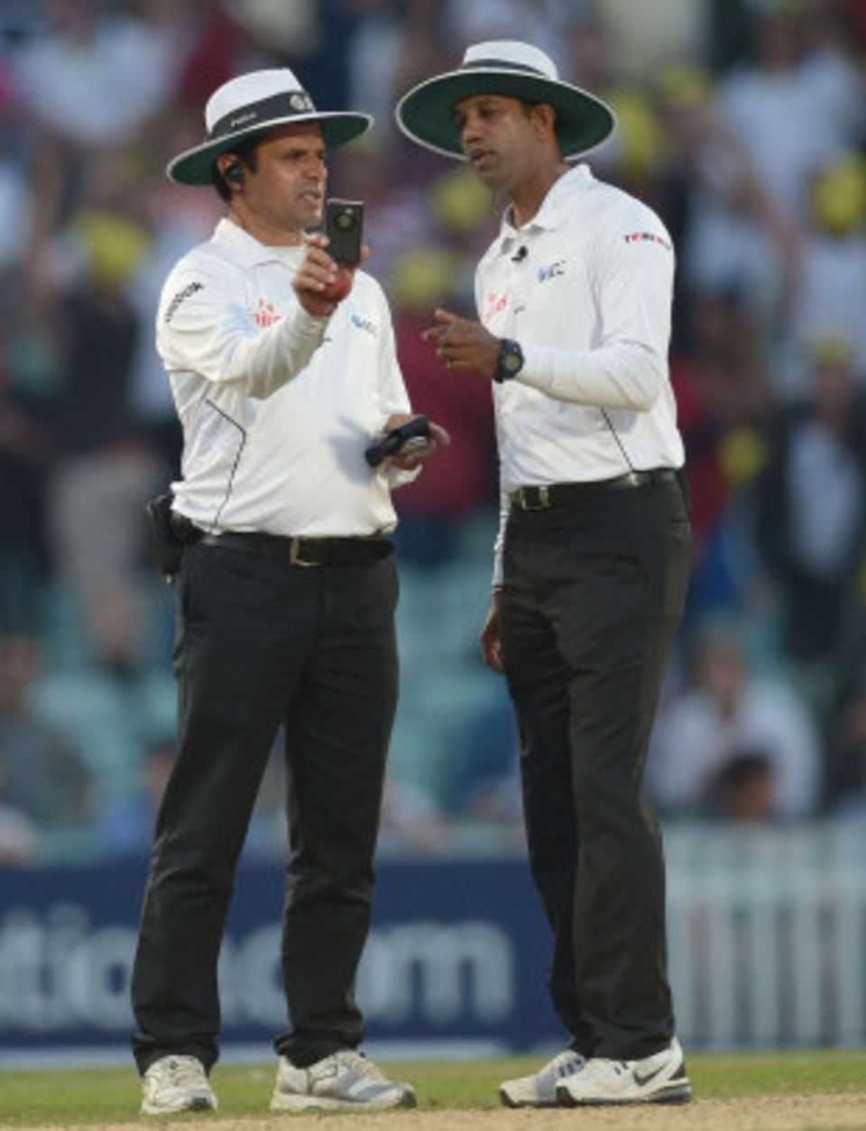 Despite the emotion of the final evening, the umpires were obliged to follow the regulations