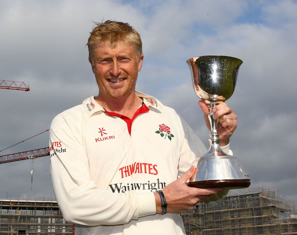 Grizzled vet: Chapple with the Division Two Trophy in 2013