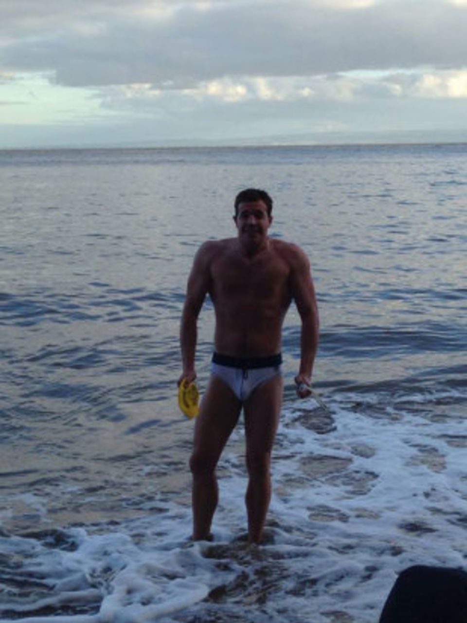 Adam Shantry: 'I've been swimming off Barry Island, near where I live, a couple of times a week for the last few months and wondering what I've got myself in to'