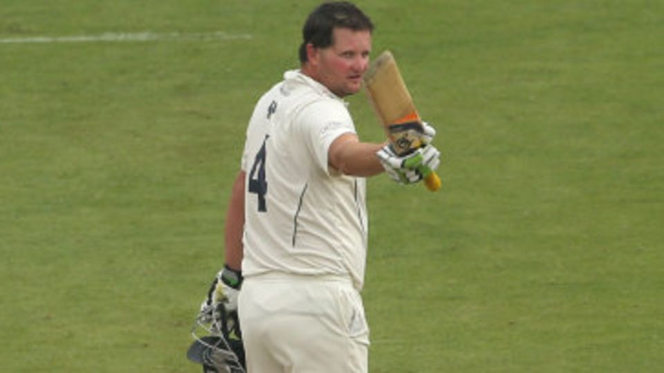 Rob Key acknowledges his century
