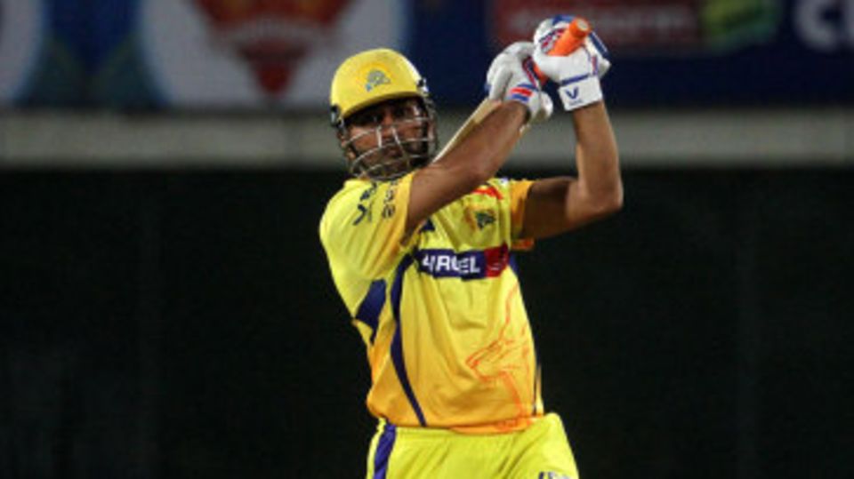 MS Dhoni hit a six to signal victory