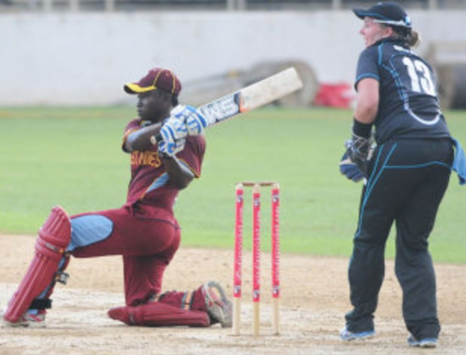 Deandra Dottin's half-century brought West Indies close to a win in the first ODI