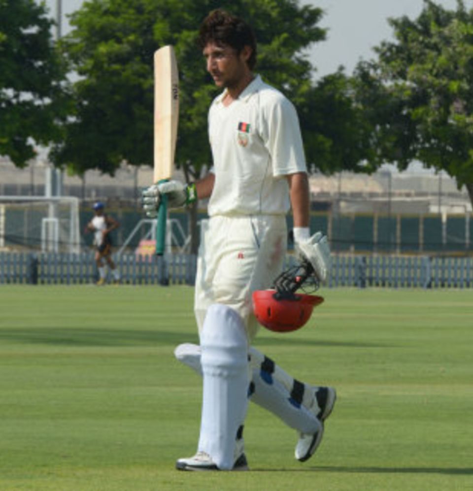 Rahmat Shah's maiden century helped Afghanistan to an important 72-run first-innings lead