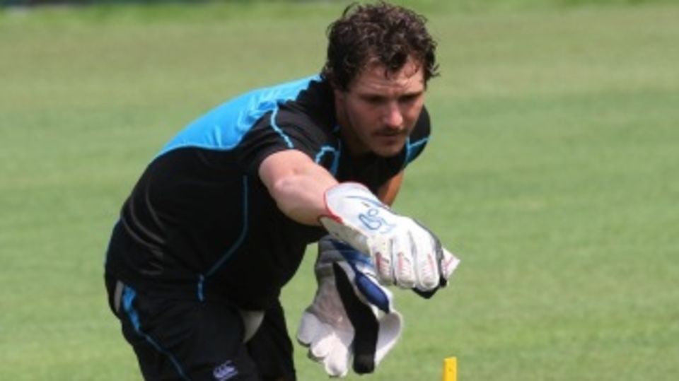 BJ Watling trains ahead of the second Test