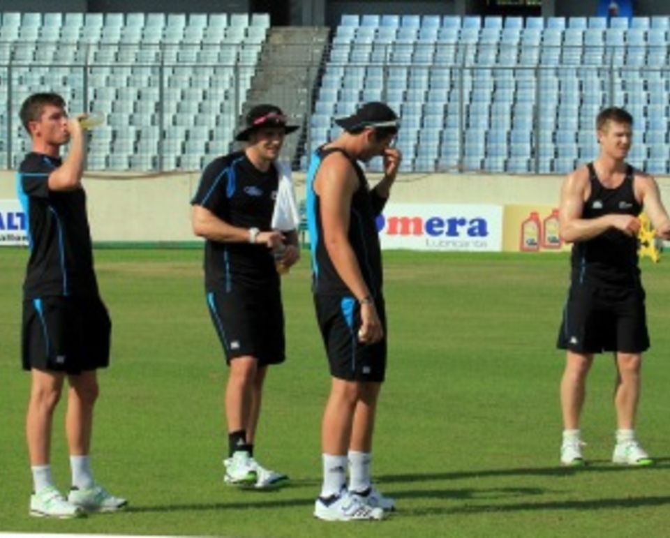 Brendon McCullum: "We have got some relative youngsters [in the side]. That's exciting for us and hopefully the conditions aren't too brutal on them"