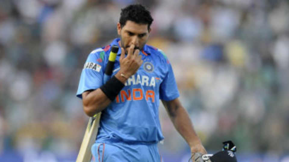Yuvraj Singh again failed to get going