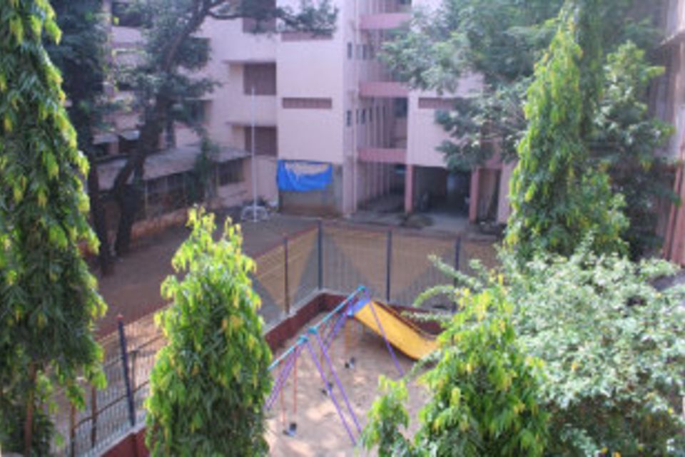 A view from the corridors of Shardashram Vidyamandir