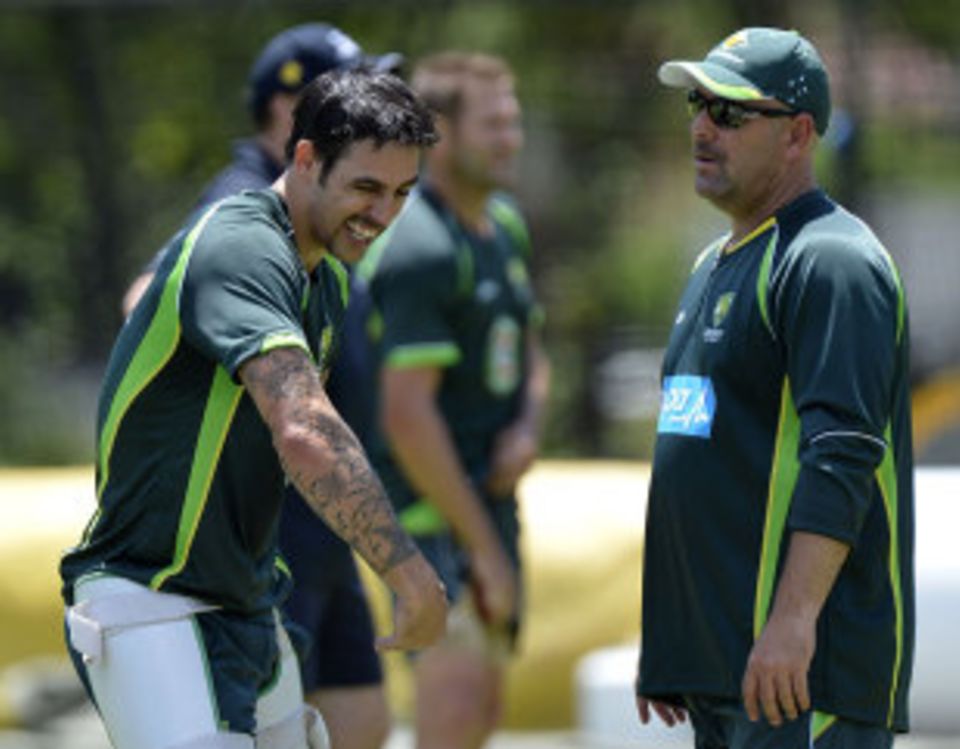 "We have got a lot of trust," Mitchell Johnson says of Darren Lehmann