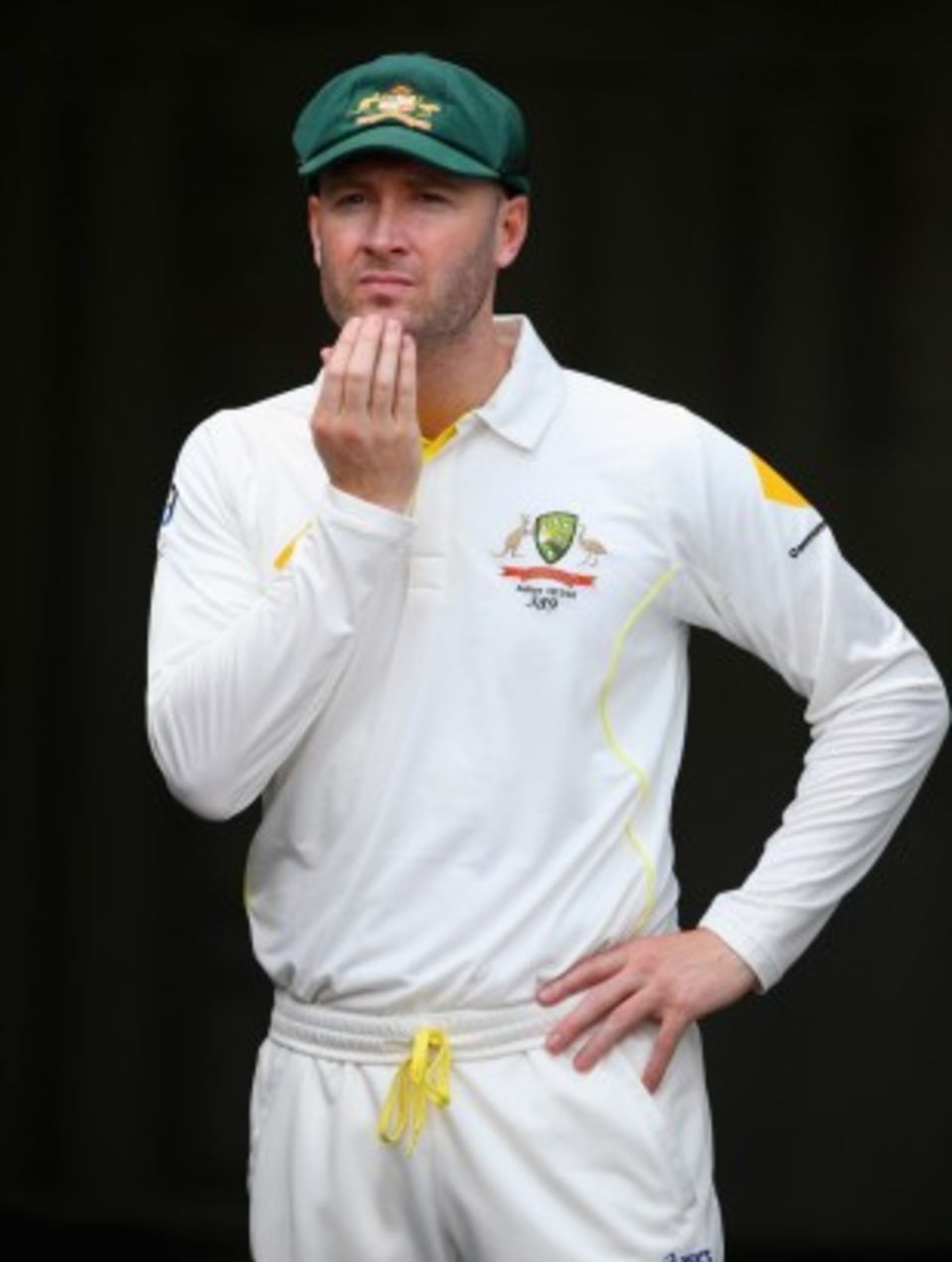 Michael Clarke: not unlike Allan Border circa 1989