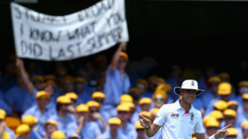 The fans have an early message for Stuart Broad
